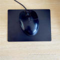 Folha de policarbonato preta fosca mouse pad preto